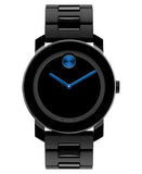 Movado Bold TR90 Black Dial Black Steel Strap Watch for Men - 3600099 Buy Now By Movado