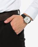 Hugo Boss Jet Silver Dial Black Leather Strap Watch for Men - 1513282 Buy Now By Hugo Boss