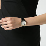 Marc Jacobs Mandy White Dial Black Leather Strap Watch for Women - MJ1564 Buy Now By Marc Jacobs