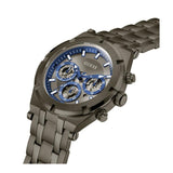 Guess Continental Grey Dial Grey Steel Strap Watch for Men - GW0260G3 Buy Now By Guess