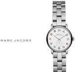 Marc Jacobs Baker Dexter White Dial Silver Steel Strap Watch for Women - MBM3423 Buy Now By Marc Jacobs