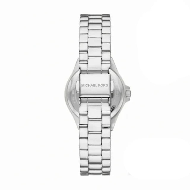 Michael Kors Lennox Three-Hand Blue Dial Silver Steel Strap Watch For Women - MK7397 Buy Now By Michael Kors