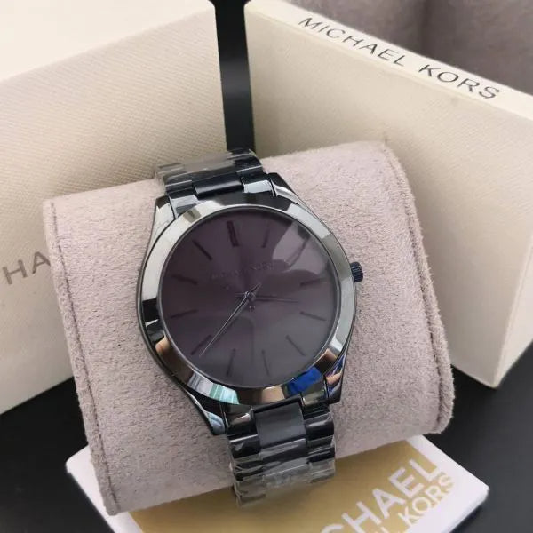 Michael Kors Runway Quartz Blue Dial Blue Steel Strap Watch For Women - MK3419 Buy Now By Michael Kors