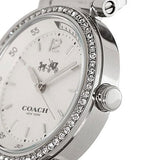Coach Sports Crystals Silver Dial Silver Steel Strap Watch for Women - 14502194 Buy Now By Coach