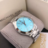 Michael Kors Runway Blue Dial Silver Steel Strap Watch for Women - MK3292 Buy Now By Michael Kors