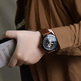 Tommy Hilfiger Bruce Automatic Black Dial Brown Leather Strap Watch for Men - 1791280 Buy Now By Tommy Hilfiger