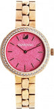 Swarovski Daytime Quartz Coral Dial Rose Gold Steel Strap Watch for Women - 5182250 Buy Now By Swarovski