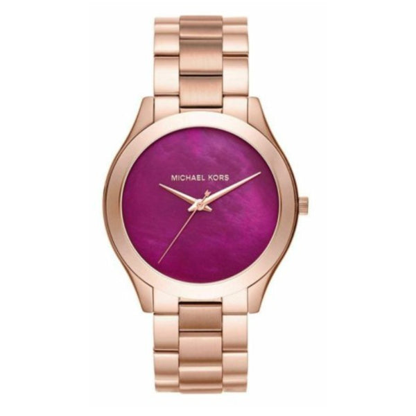 Michael Kors Runway Pink Dial Rose Gold Steel Strap Watch for Women - MK3550 Buy Now By Michael Kors