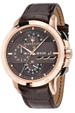 Maserati Ingegno Chronograph Brown Dial Brown Leather Strap Watch For Men - R8871619001 Buy Now By Maserati