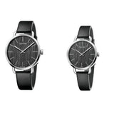 Calvin Klein Even Black Dial Black Leather Strap Watch for Women - K7B231C1 Buy Now By Calvin Klein