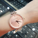 Michael Kors Charley Three-Hand Analog Rose Gold Dial Rose Gold Steel Strap Watch for Women - MK4400 Buy Now By Michael Kors