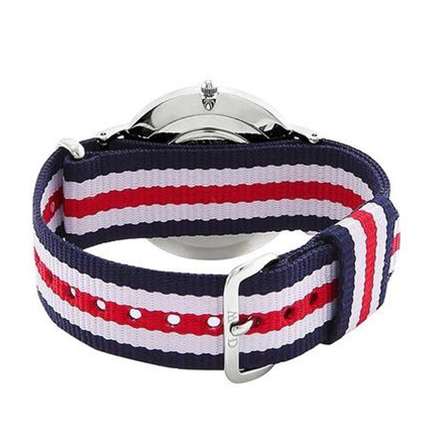 Daniel Wellington Classic Canterbury White Dial Two Tone Nylon Strap Watch For Men - DW00100016 Buy Now By Daniel Wellington