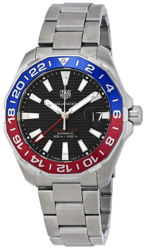 Tag Heuer Aquaracer Pepsi Black Dial Watch for Men - WAY201F.BA0927 Buy Now By Tag Heuer