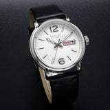 Marc Jacobs Fergus White Dial Black Leather Strap Watch for Men - MBM5076 Buy Now By Marc Jacobs
