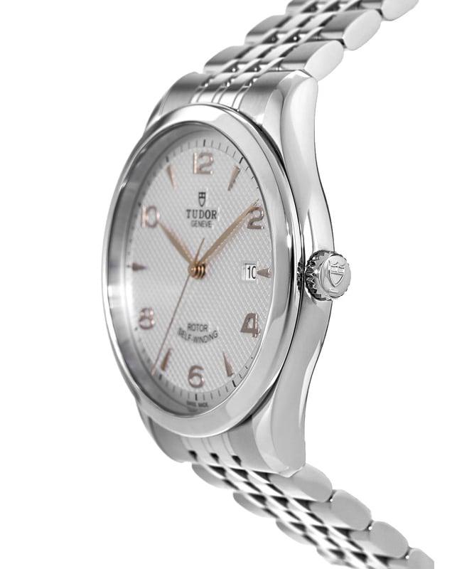 Tudor 1926 Automatic Diamonds Silver Dial Silver Steel Strap Watch for Men - M91650-0003 Buy Now By Tudor