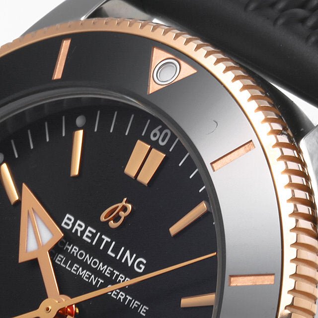 Breitling Superocean Heritage II B20 42mm Black Dial Black Mesh Bracelet Mens Watch - UB2010121B1S1 Buy Now By Breitling