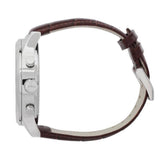 Hugo Boss Aeroliner Chronoraph White Dial Brown Leather Strap Watch For Men - HB1512447 Buy Now By Hugo Boss