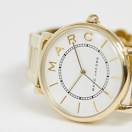 Marc Jacobs Roxy White Dial Gold Steel Strap Watch for Women - MJ3522 Buy Now By Marc Jacobs