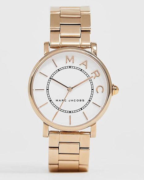 Marc Jacobs Roxy White Dial Rose Gold Steel Strap Watch for Women - MJ3523 Buy Now By Marc Jacobs