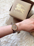 Burberry The Classic Quartz Grey Dial Grey Leather Strap Watch For Women - BU10119 Buy Now By Burberry