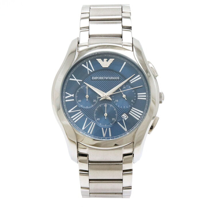 Emporio Armani Chronograph Quartz Blue Dial Silver Steel Strap Watch For Men - AR11082 Buy Now By Emporio Armani
