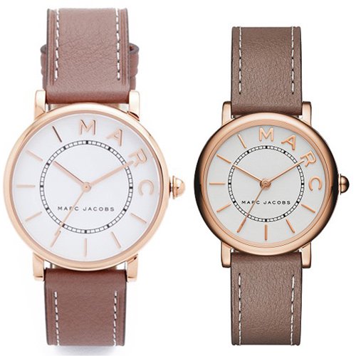 Marc Jacobs Roxy White Dial Light Brown Leather Strap Watch for Women - MJ1538 Buy Now By Marc Jacobs