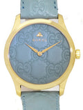 Gucci G Timeless Quartz Blue Dial Blue Leather Strap Watch For Men - YA1264097 Buy Now By Gucci