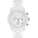 Michael Kors Runway White Ceramic Dial White Steel Strap Watch for Women - MK5161 Buy Now By Michael Kors