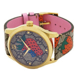 Gucci G Timeless Brown Dial Brown Leather Strap Watch For Women - YA1264133 Buy Now By Gucci