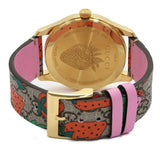 Gucci G Timeless Brown Dial Brown Leather Strap Watch For Women - YA1264133 Buy Now By Gucci