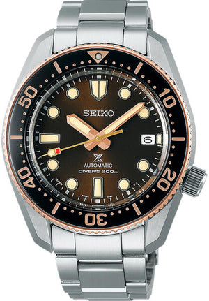 Seiko Prospex Sea Diver Automatic Brown Dial Silver Steel Strap Watch For Men - SPB240J1 Buy Now By Seiko