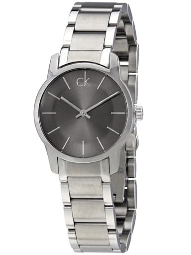 Calvin Klein City Grey Dial Silver Steel Strap Watch for Women - K2G23161 Buy Now By Calvin Klein