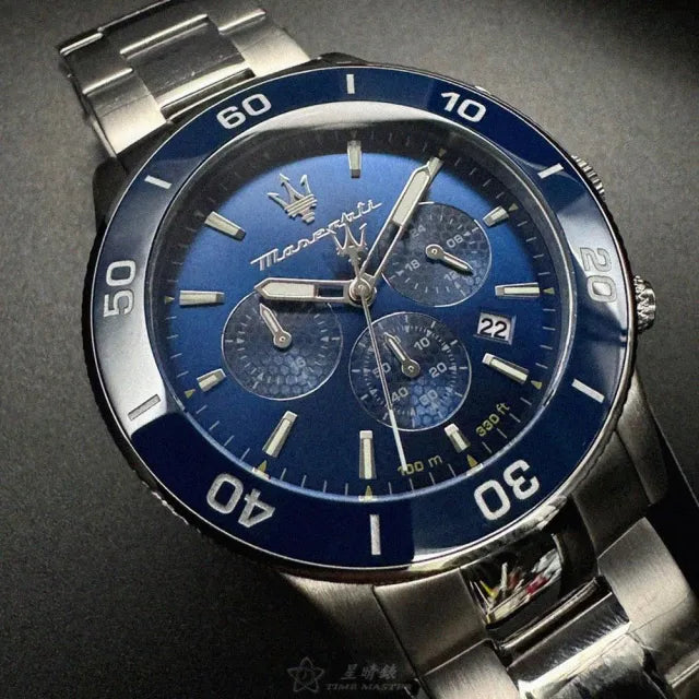 Maserati Competizione Chronograph Blue Dial Silver Steel Strap Watch For Men - R8873600002 Buy Now By Maserati