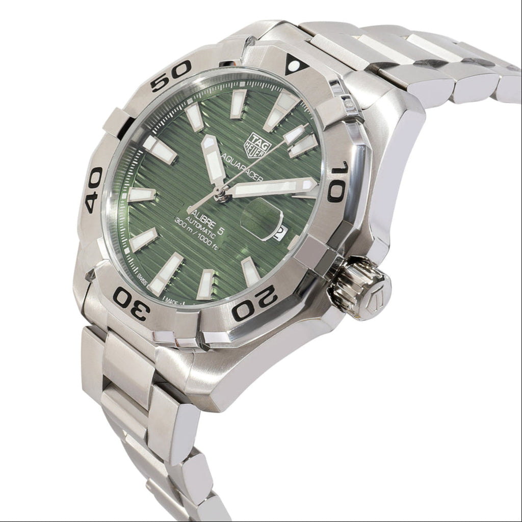 Tag Heuer Aquaracer Green Dial Watch for Men - WAY2015.BA0927 Buy Now By Tag Heuer