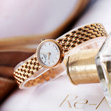 Tissot Lovely Mother of Pearl Dial Rose Gold Steel Strap Watch for Women - T140.009.33.111.00 Buy Now By Tissot