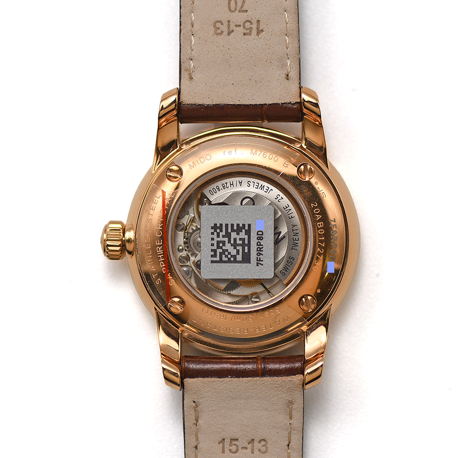 Mido Baroncelli Automatic Midnight Blue Dial Brown Leather Strap Watch For Women - M7600.3.65.8 Buy Now By Mido