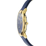 Versace V-Urban Quartz Blue Dial Blue Leather Strap Watch for Men - VELQ00319 Buy Now By Versace