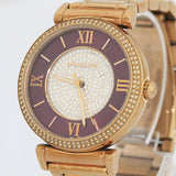 Michael Kors Catlin Quartz Rose Gold Dial Rose Gold Steel Strap Watch For Women - MK3412 Buy Now By Michael Kors