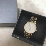 Marc Jacobs Baker White Dial Gold Steel Strap Watch for Women - MBM3243 Buy Now By Marc Jacobs