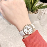 Marc Jacobs Roxy White Dial White Leather Strap Watch for Women - MJ1607 Buy Now By Marc Jacobs