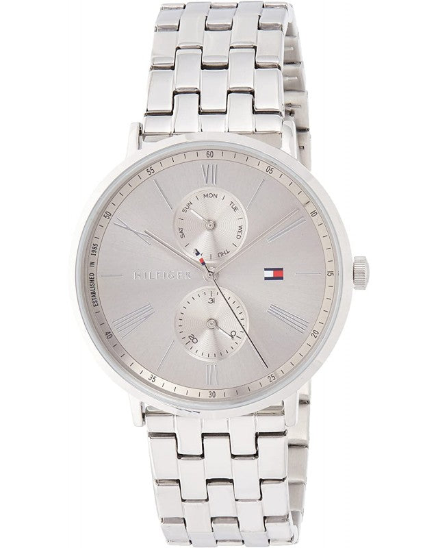 Tommy Hilfiger Jenna Quartz White Dial Silver Steel Strap Watch for Women - 1782068 Buy Now By Tommy Hilfiger