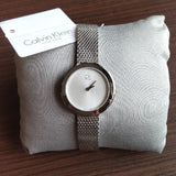 Calvin Klein Firm White Dial Silver Mesh Bracelet Watch for Women - K3N23126 Buy Now By Calvin Klein