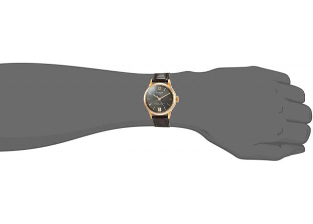 Tissot Chemin Des Tourelles Powermatic 80 Lady Brown Dial Brown Leather Strap Watch For Women - T099.207.36.447.00 Buy Now By Tissot