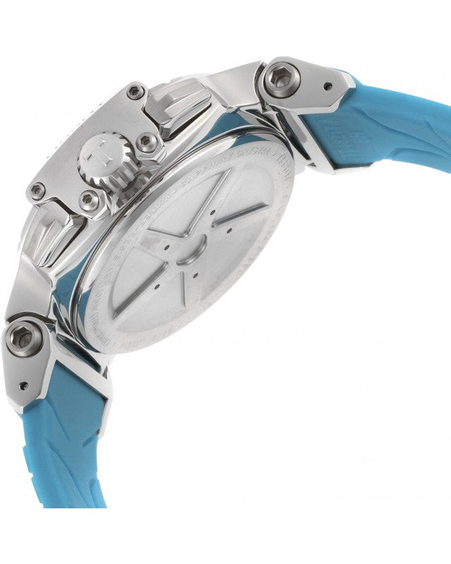 Tissot T Race Chronograph White Dial Brown Rubber Strap Watch for Women - T048.217.17.017.02 Buy Now By Tissot