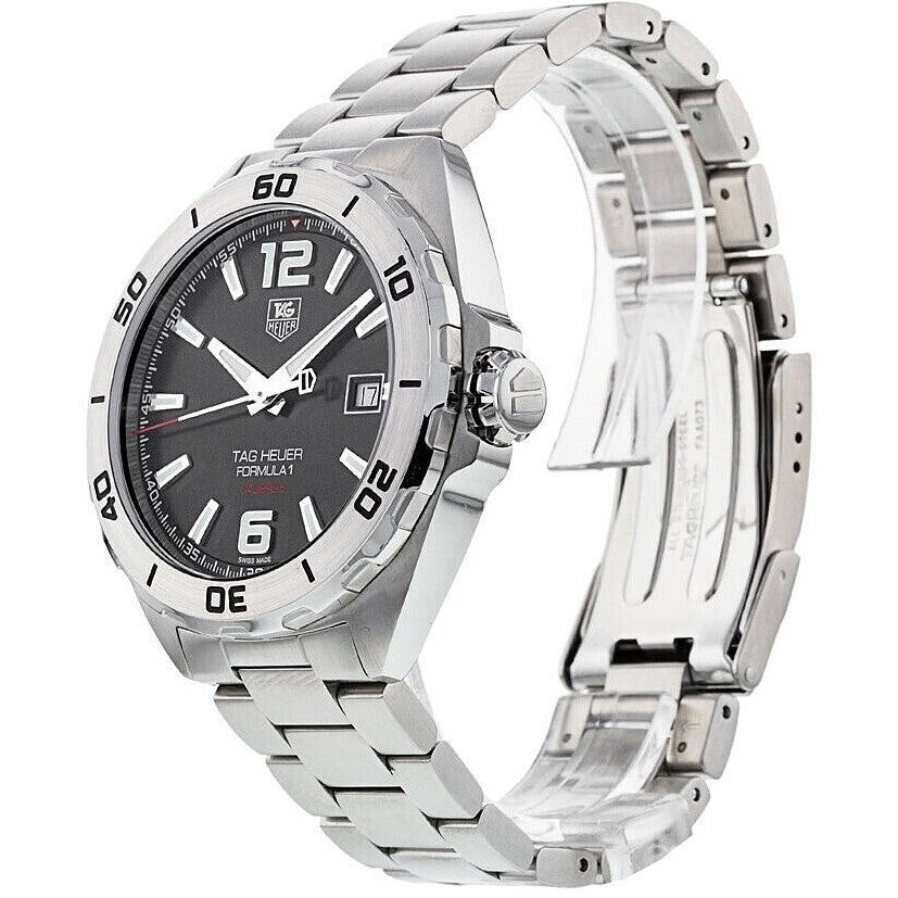 Tag Heuer Formula 1 Automatic Black Dial Silver Steel Strap Watch for Men - WAZ2113.BA0875 Buy Now By Tag Heuer