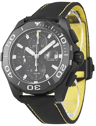 Tag Heuer Aquaracer PVD Black Dial Watch for Men - CAY218A.FC6361 Buy Now By Tag Heuer