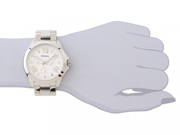 Fossil Cecile Multifunction Silver Dial Silver Steel Strap Watch for Women - AM4509 Buy Now By Fossil