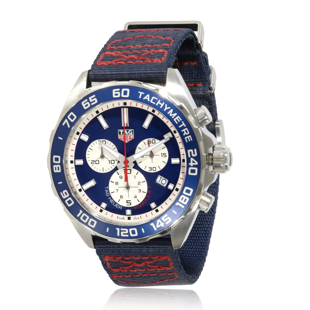 Tag Heuer Formula 1 Redbull Edition Chronograph Blue Dial Blue NATO Strap Watch for Men - CAZ1018.FC8213 Buy Now By Tag Heuer