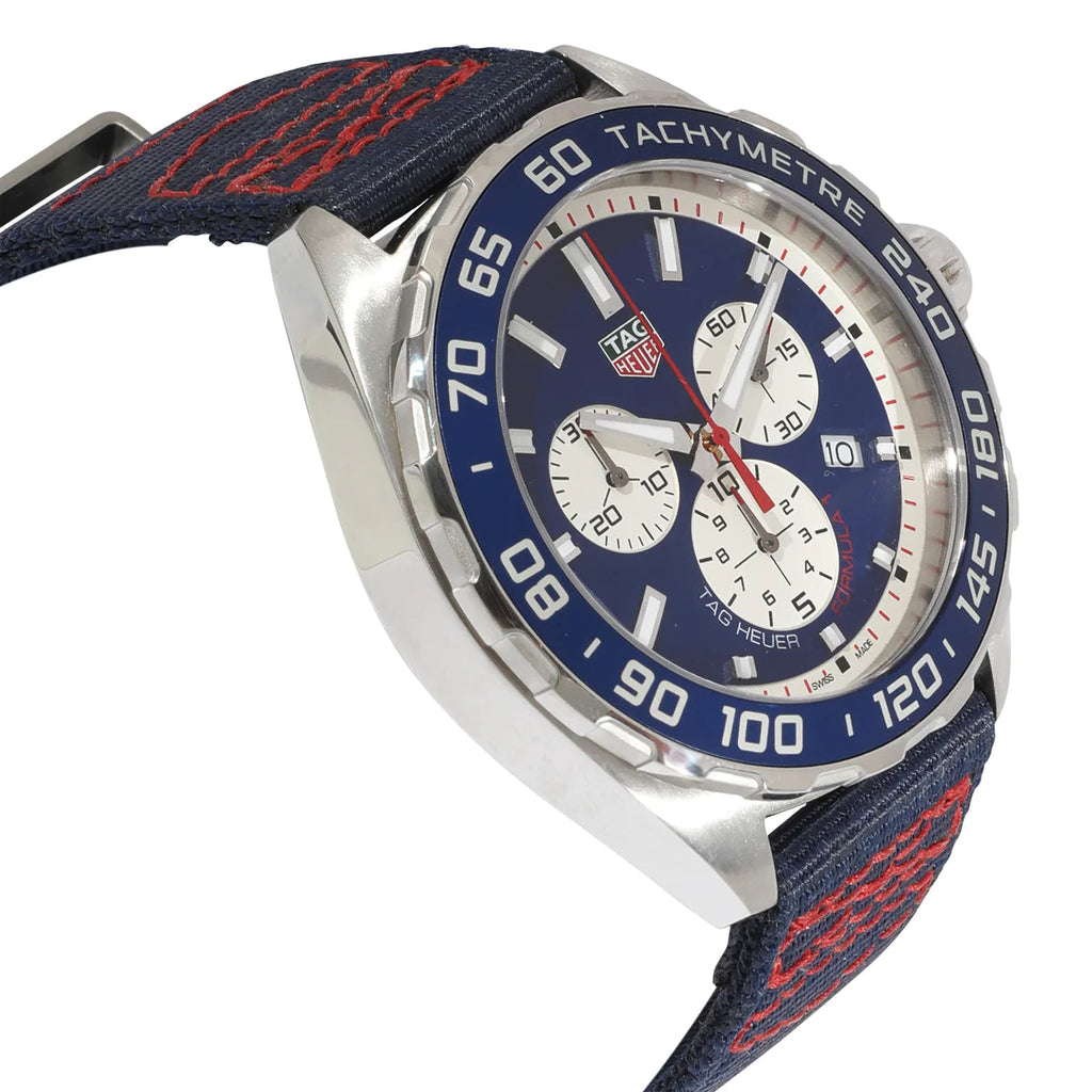 Tag Heuer Formula 1 Redbull Edition Chronograph Blue Dial Blue NATO Strap Watch for Men - CAZ1018.FC8213 Buy Now By Tag Heuer