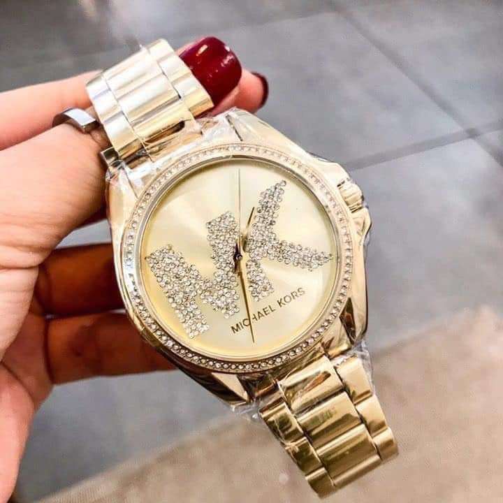 Michael Kors Bradshaw Quartz Gold Dial Gold Steel Strap Watch For Women - MK6555 Buy Now By Michael Kors